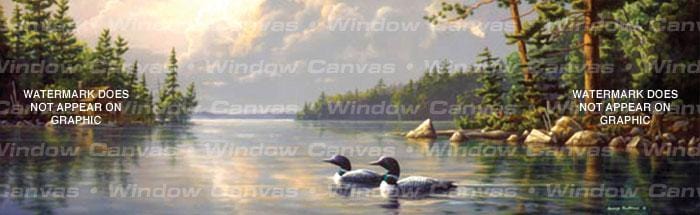 Summertime Loons Rear Window Decal - Custom Vinyl Graphics