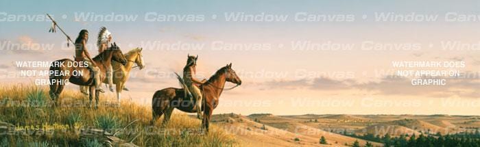 Three Indians Rear Window Decal - Custom Vinyl Graphics