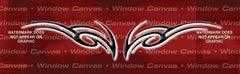 Tribal Femme Rear Window Decal - Custom Vinyl Graphics