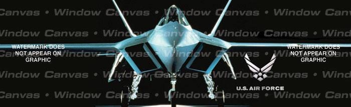 USAF 22 Rear Window Decal - Custom Vinyl Graphics