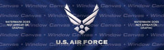 USAF Rear Window Decal - Custom Vinyl Graphics