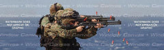 USMC Duck Hunting Rear Window Decal - Custom Vinyl Graphics
